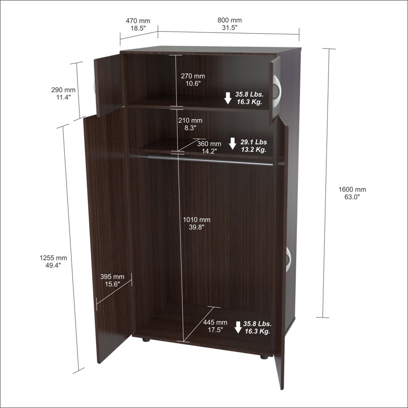 Mercury Row Cabrini Armoire & Reviews Wayfair
